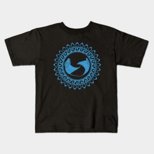 Manta Rays Polynesian Design Kids T-Shirt